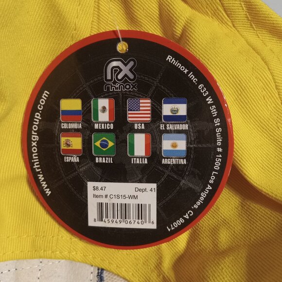 Rhinox Brazil Hat/Cap NWT OSFA - Picture 8 of 8